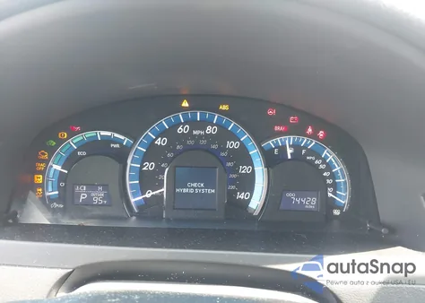 2012 Toyota Camry Hybrid Xle из США, поврежденный, VIN 4T1BD1FK8CU048012